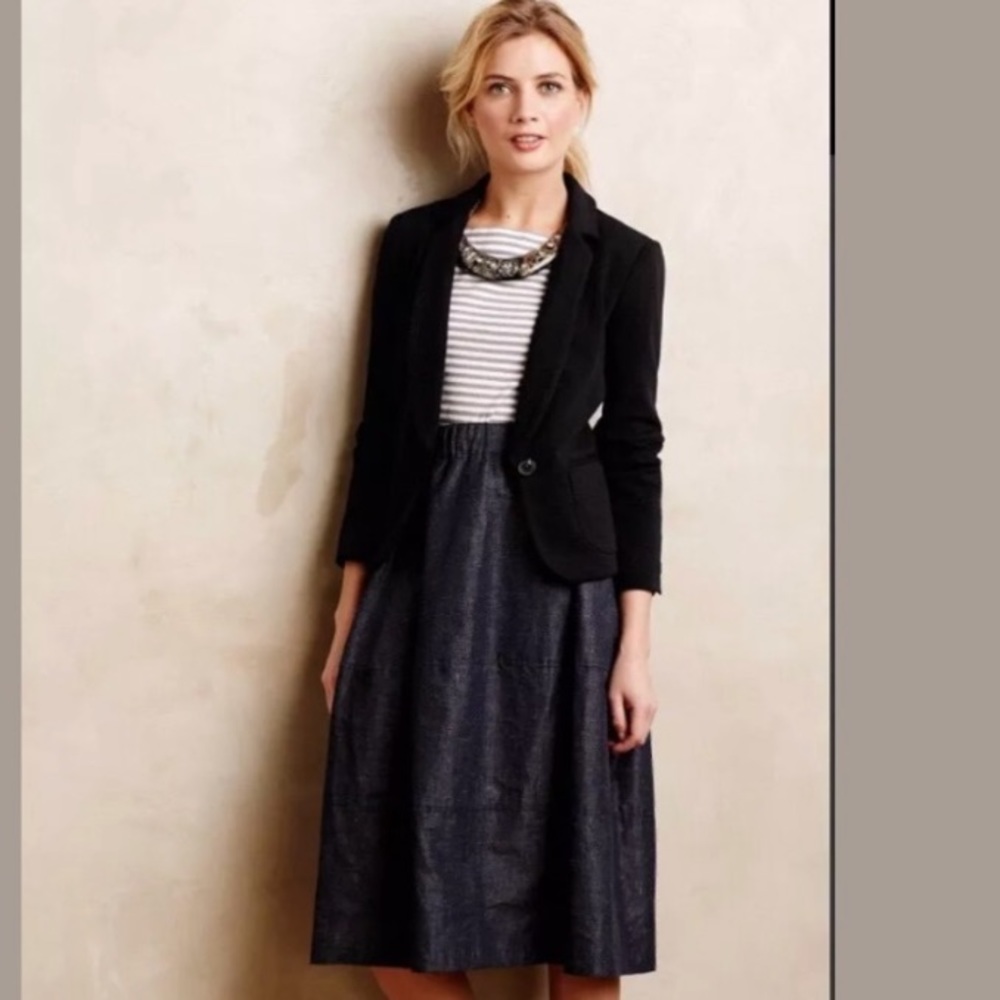 Anthropologie Cartonnier Tessa Ponte blazer 4